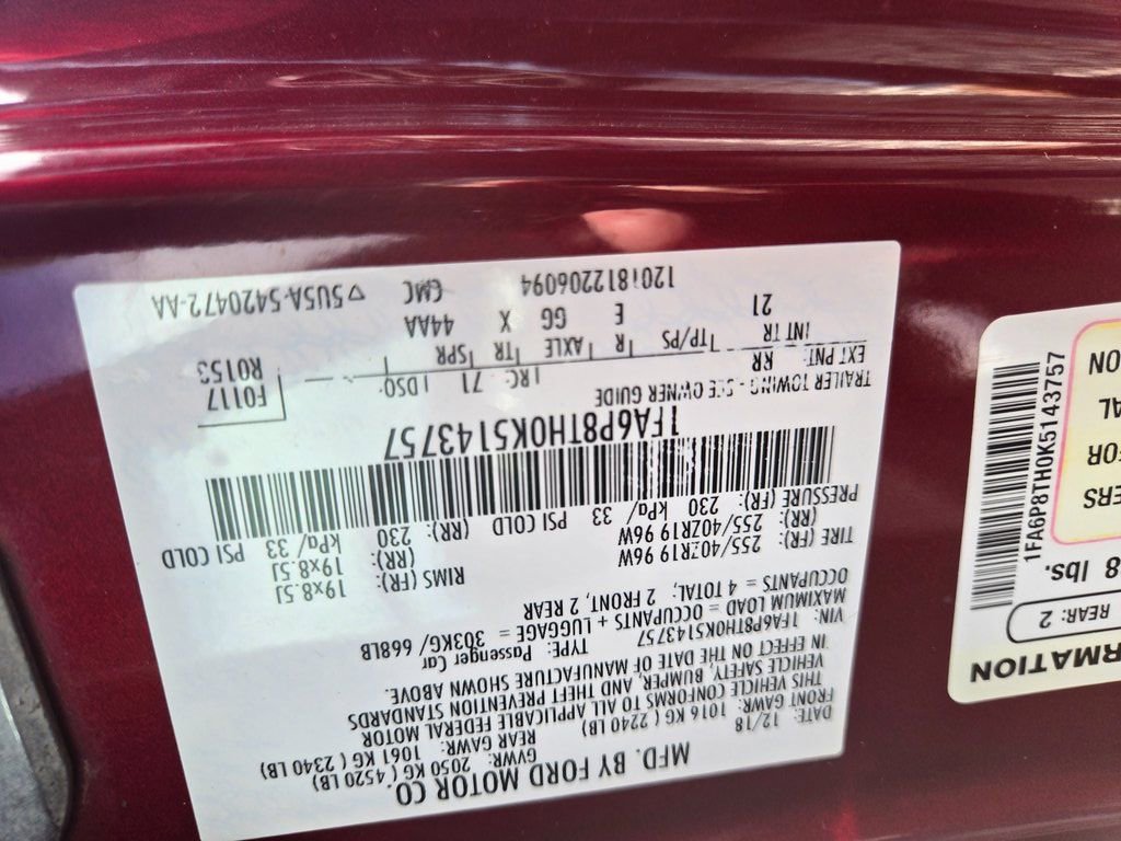 Used 2019 Ford Mustang EcoBoost w/ Equipment Group 101A image 11