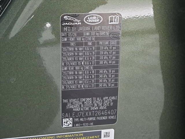 New 2026 Land Rover Defender 110 S AWD/4WD image 18