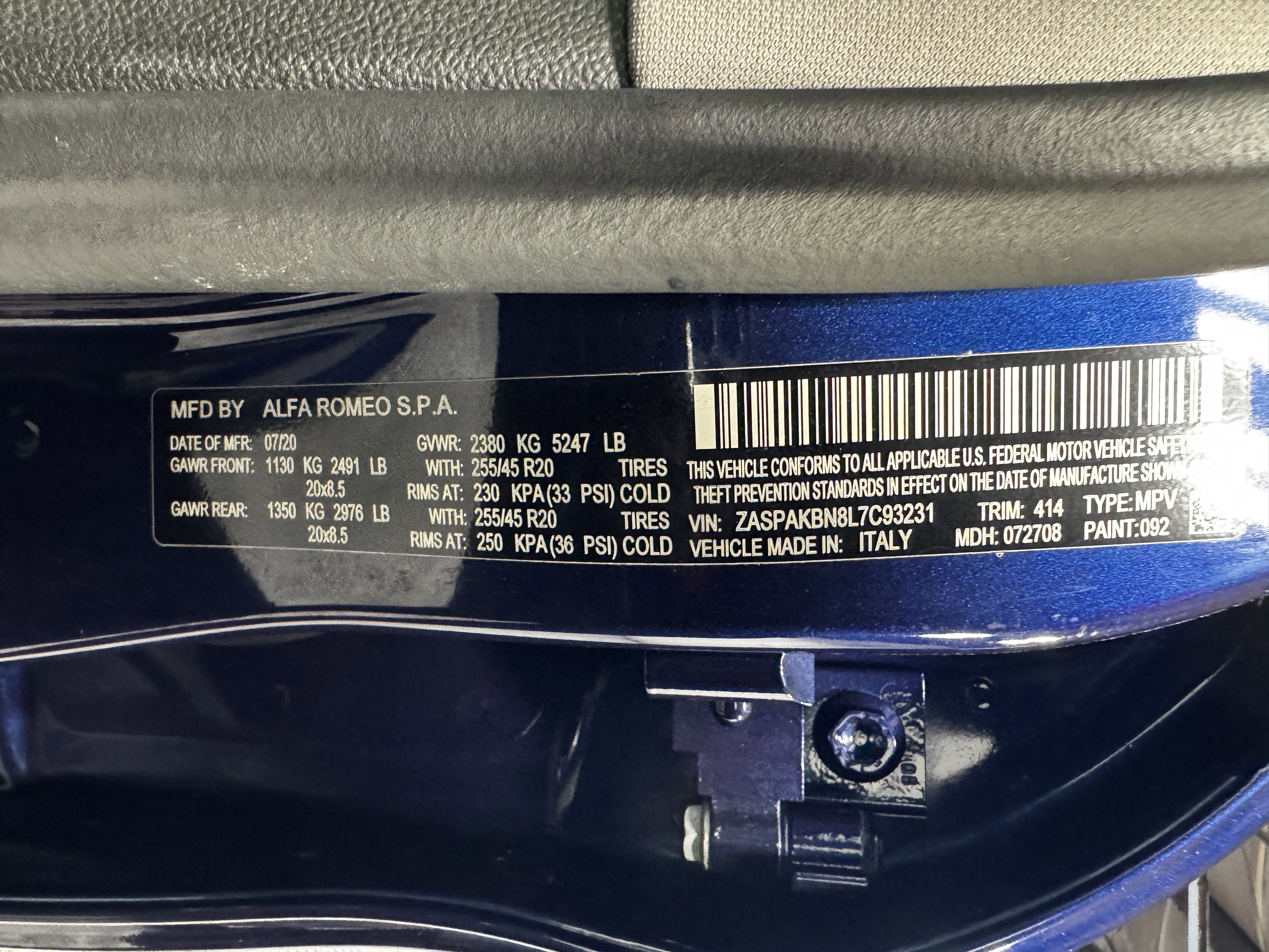 Used 2020 Alfa Romeo Stelvio Ti w/ Nero Edizione image 51