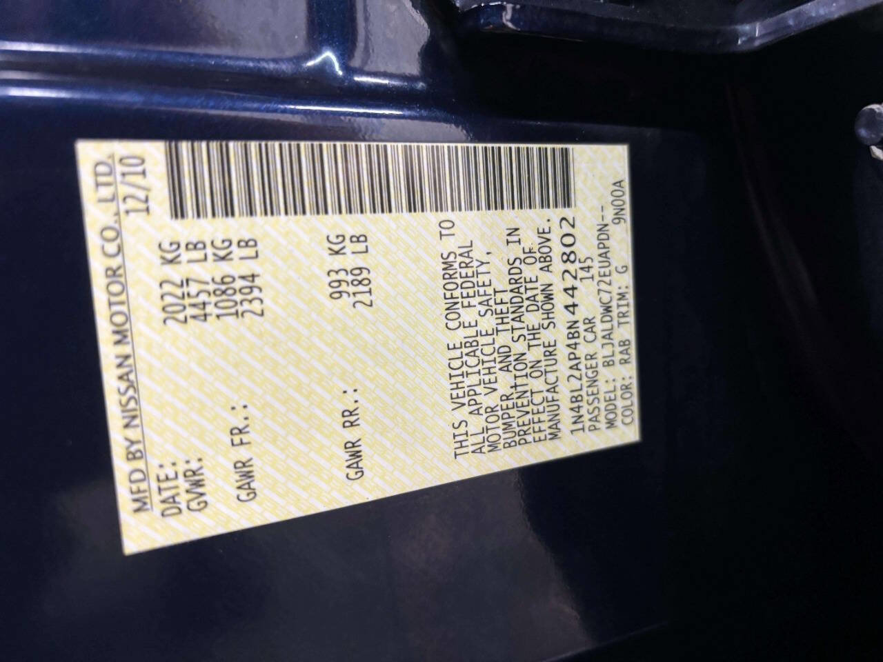 Used 2011 Nissan Altima 3.5 SR w/ 3.5SR Premium Pkg image 35