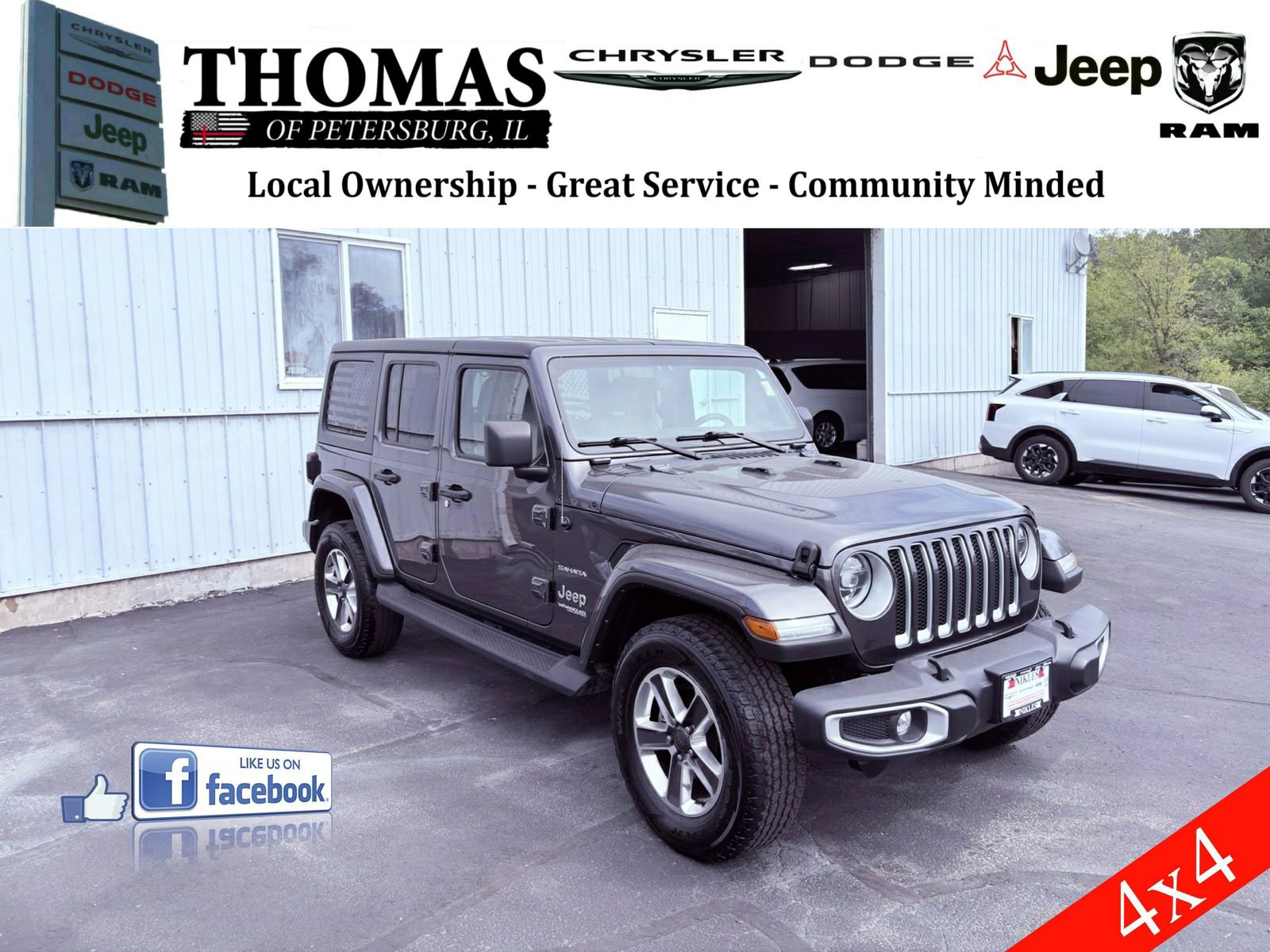 Used 2022 Jeep Wrangler Unlimited Sahara w/ LED Lighting Group image 1