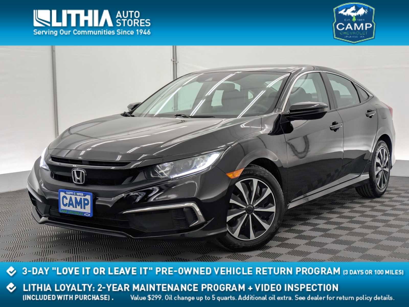 Used 2020 Honda Civic LX video 1