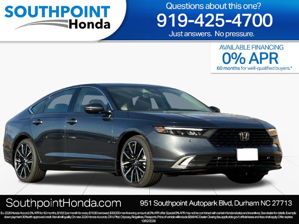 New 2026 Honda Accord Touring