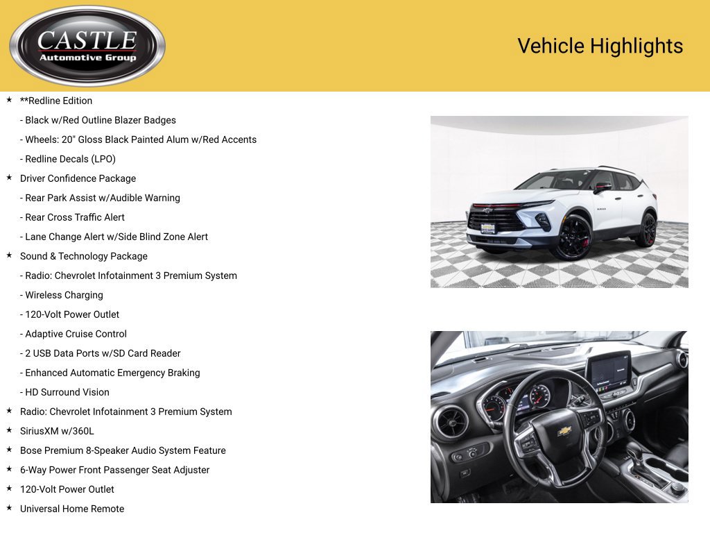 Used 2024 Chevrolet Blazer LT w/ Sound & Technology Package AWD/4WD image 8