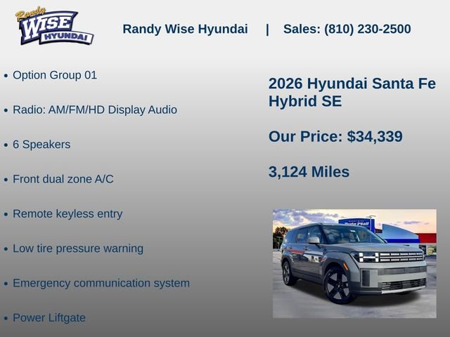 New 2026 Hyundai Santa Fe SE FWD image 5