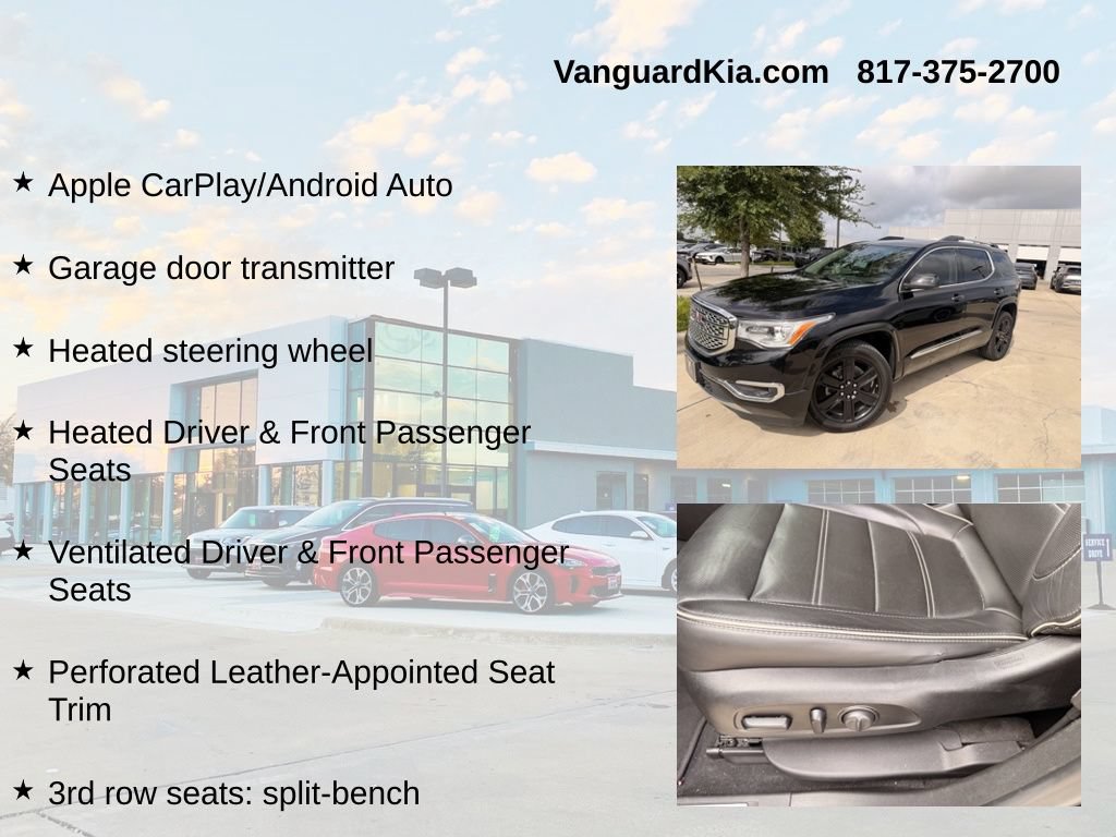 Used 2019 GMC Acadia Denali w/ Technology Package FWD image 18