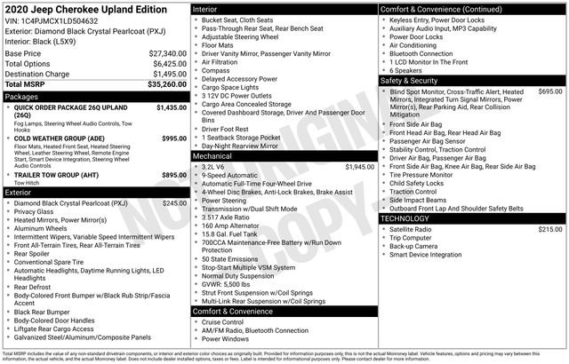 Used 2020 Jeep Cherokee Latitude AWD/4WD video 2
