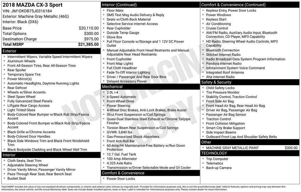 Used 2018 MAZDA CX-3 Sport image 11