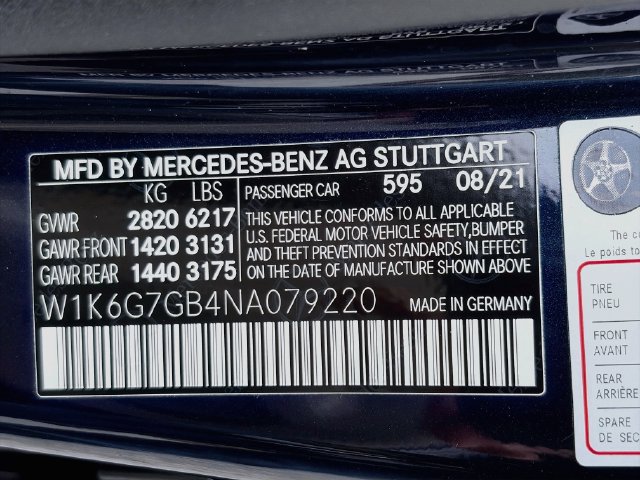 Certified 2022 Mercedes-Benz S 580 4MATIC Sedan image 34