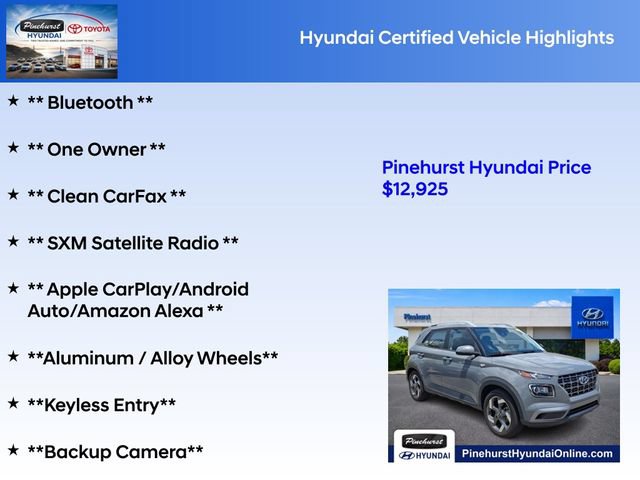 Used 2021 Hyundai Venue SEL w/ Cargo Package FWD image 19