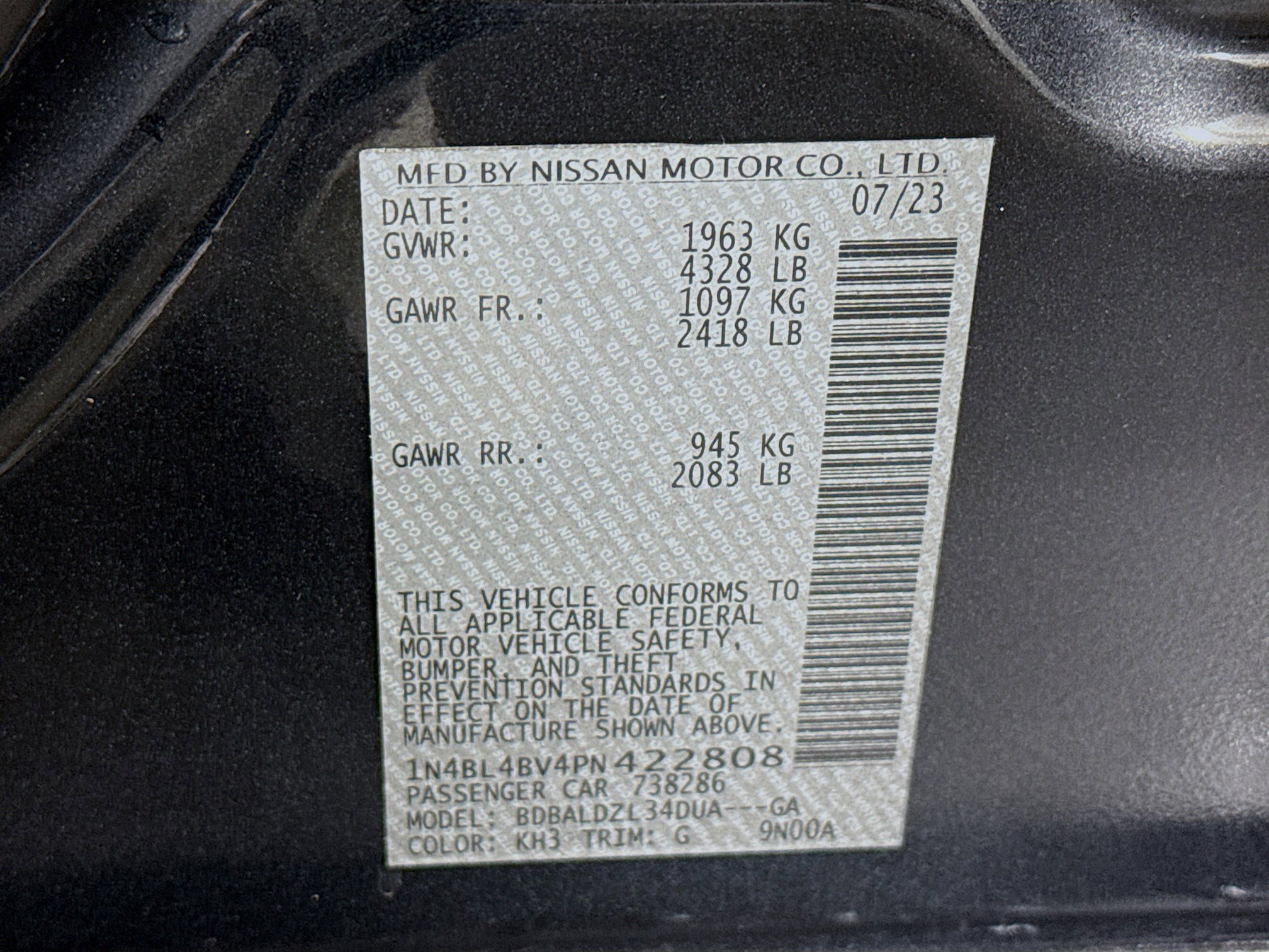 Used 2023 Nissan Altima 2.5 S image 39