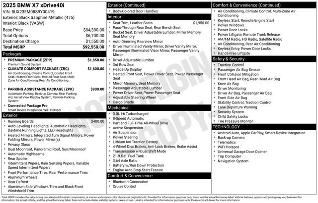 Used 2025 BMW X7 xDrive40i image 35