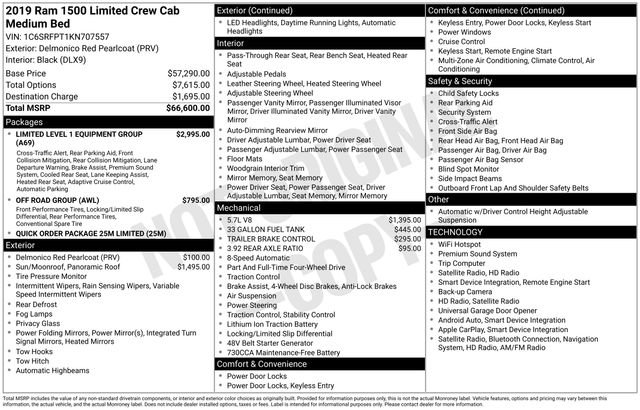 Used 2019 RAM 1500 Limited AWD/4WD image 26