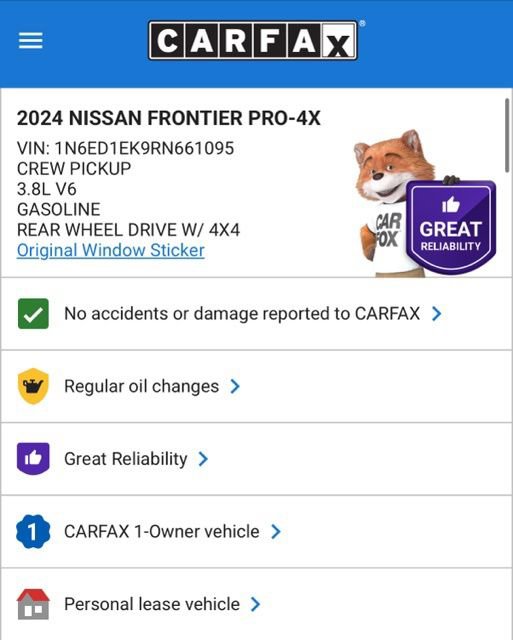 Used 2024 Nissan Frontier PRO-4X w/ Pro Premium Package image 3