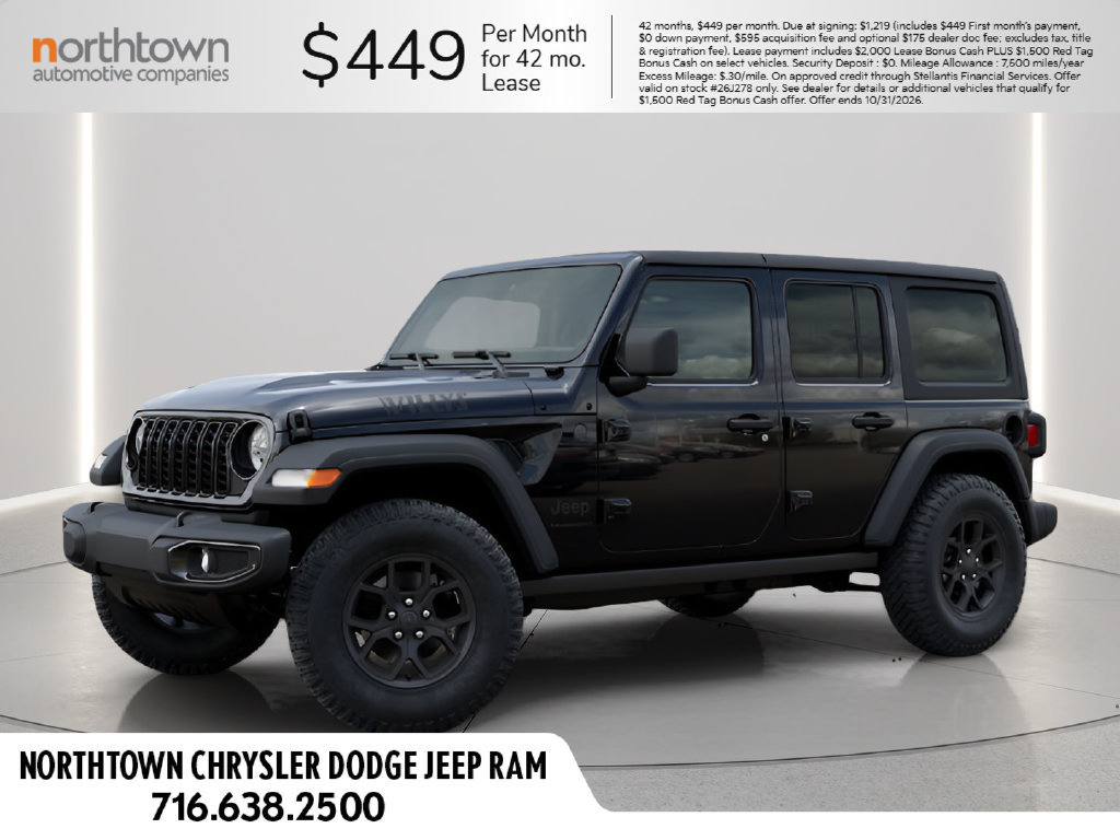 New 2026 Jeep Wrangler Unlimited Sport AWD/4WD image 2