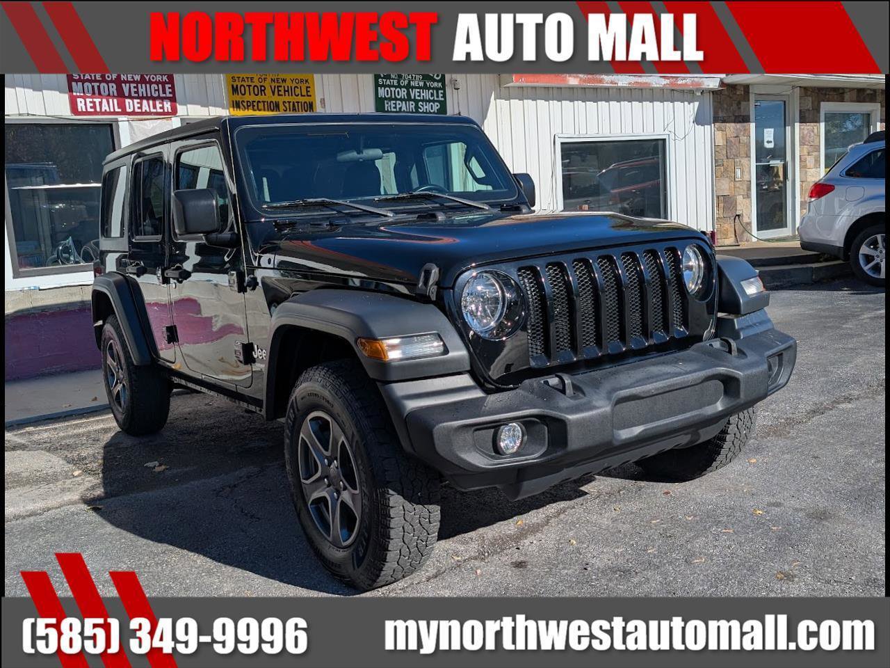Used 2018 Jeep Wrangler Unlimited Sport S AWD/4WD image 1