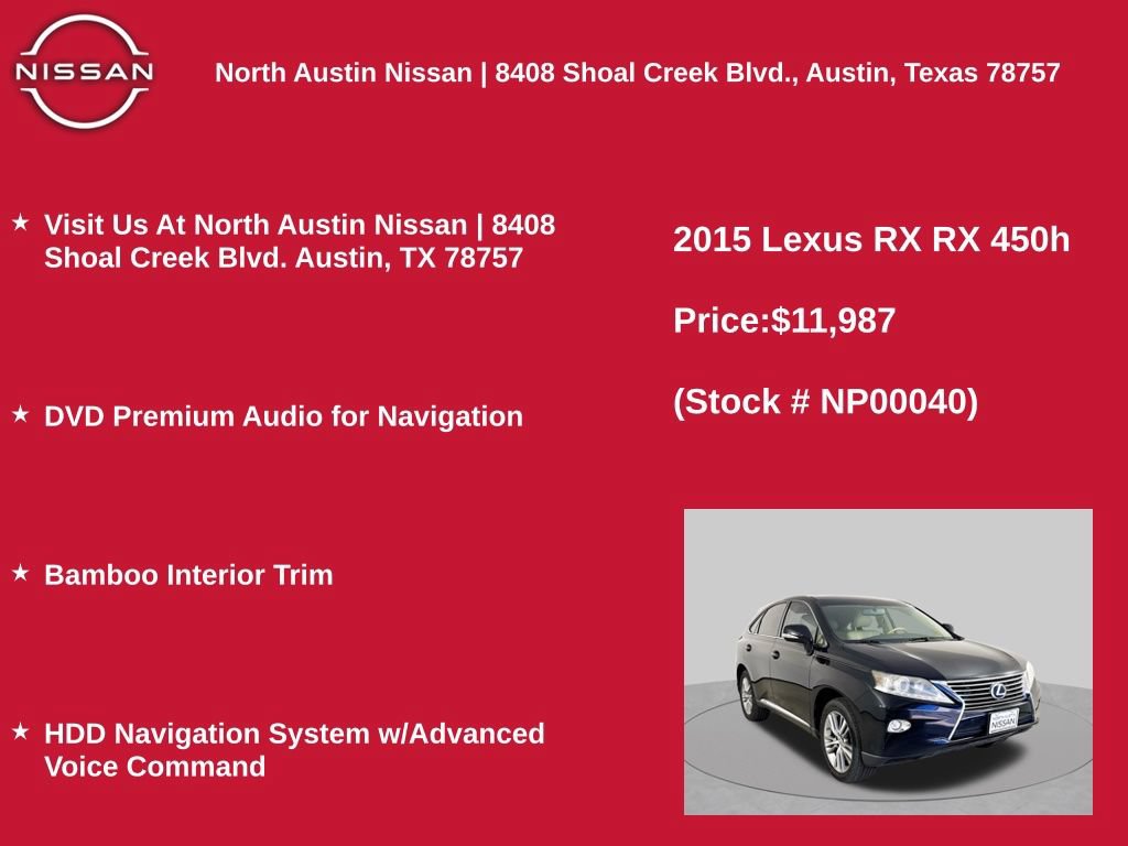 Used 2015 Lexus RX 450h FWD image 22