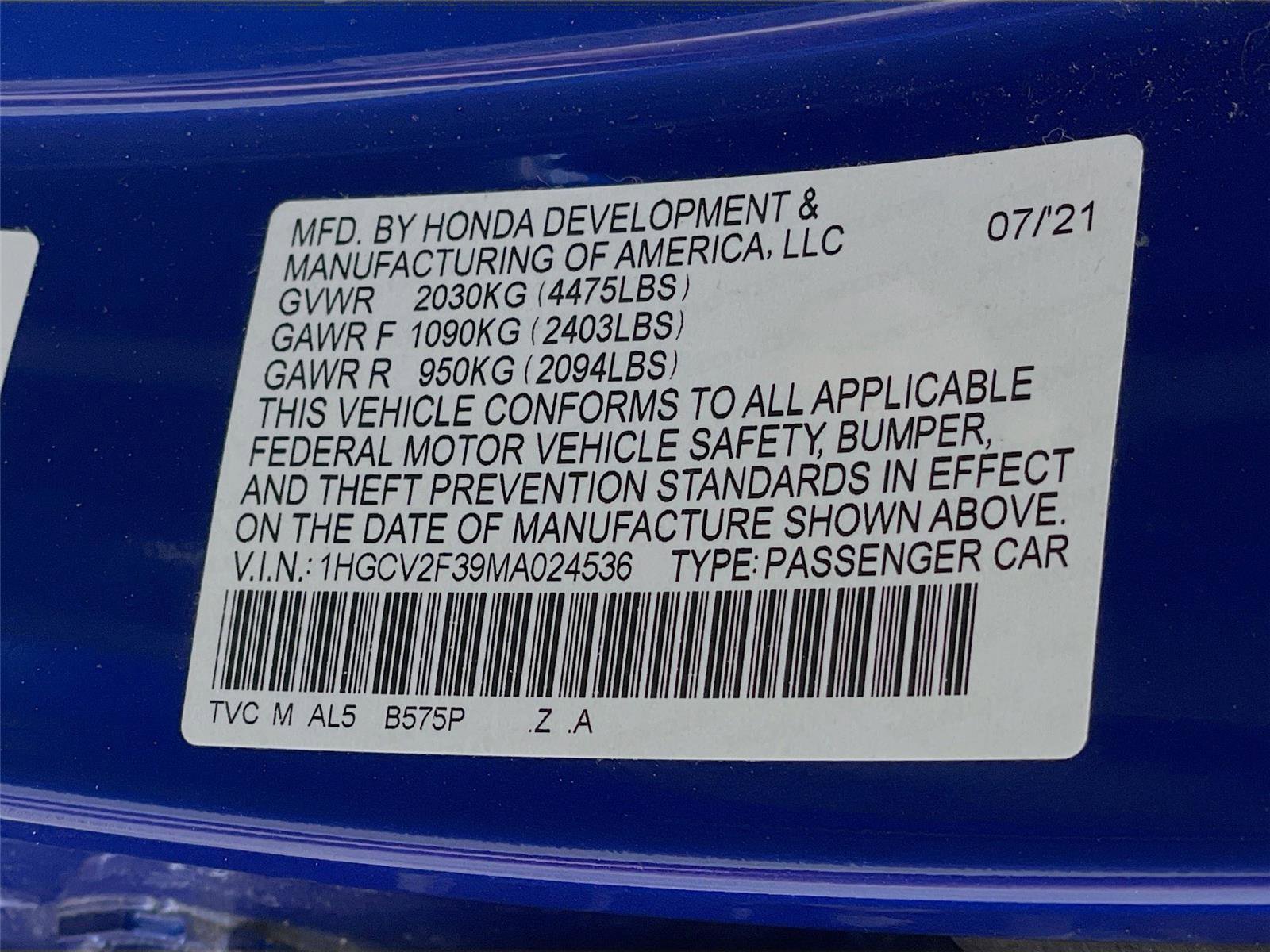 Used 2021 Honda Accord Sport image 35