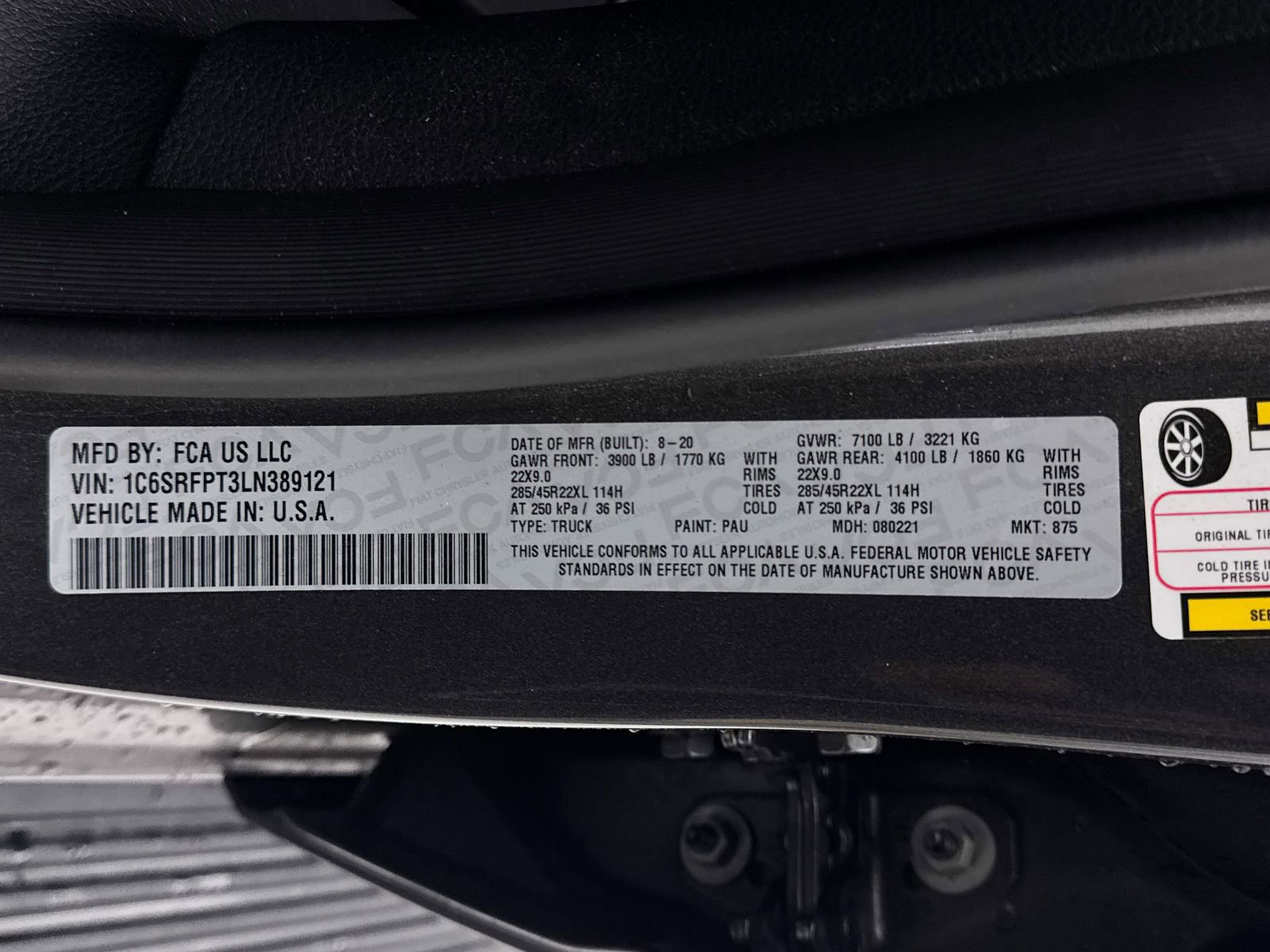 Used 2020 RAM 1500 Limited w/ Advanced Safety Group AWD/4WD image 35