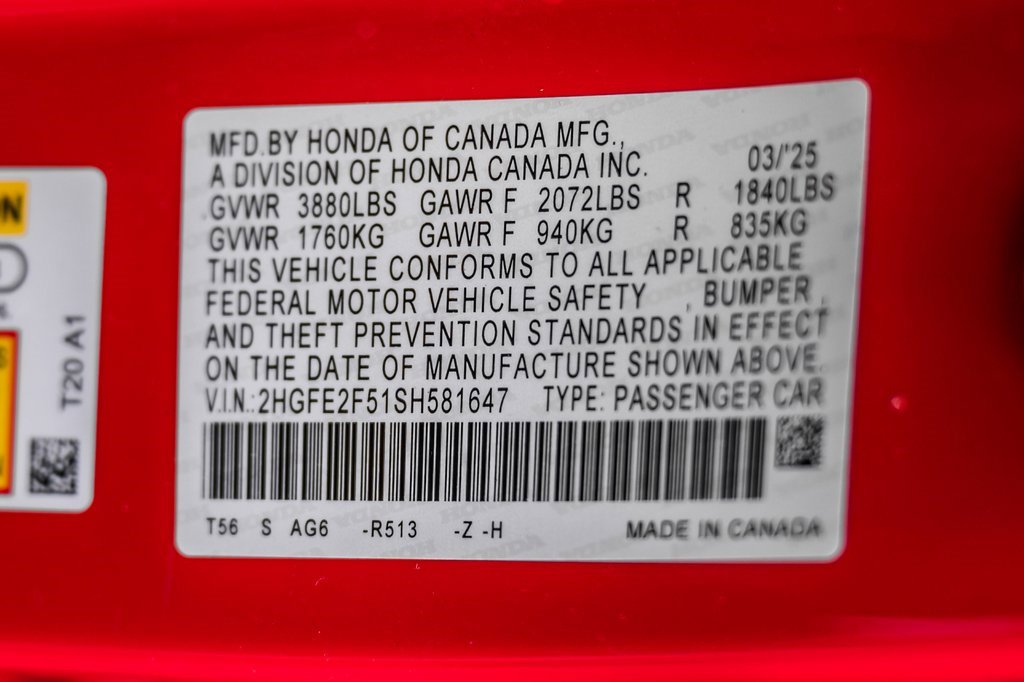 Used 2025 Honda Civic Sport image 29