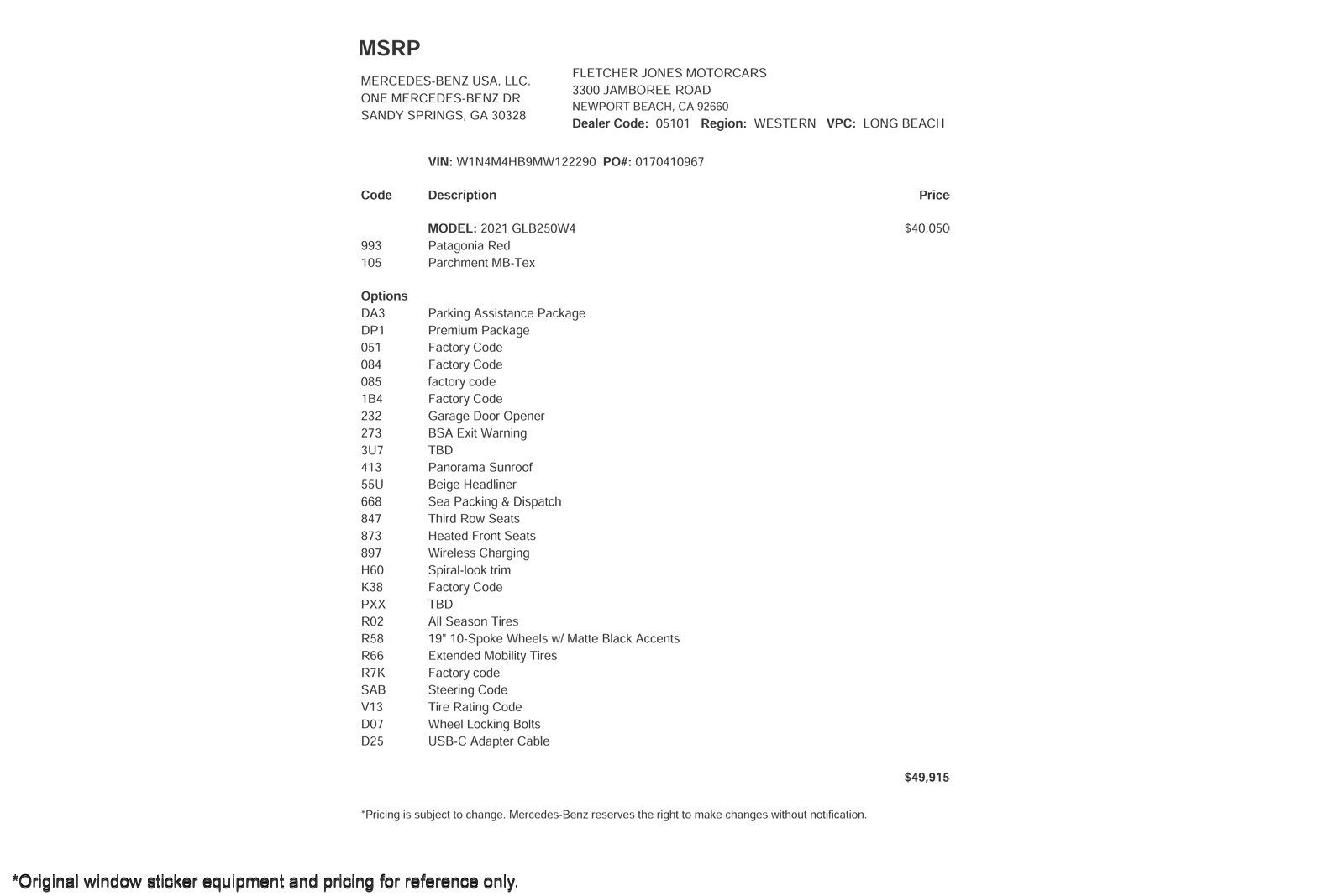 Used 2021 Mercedes-Benz GLB 250 4MATIC image 3