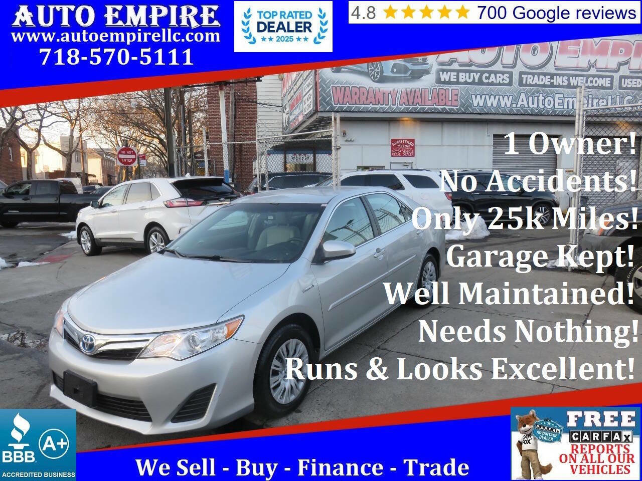 Used 2012 Toyota Camry LE image 1