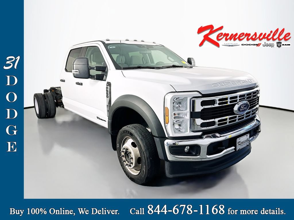 Used 2024 Ford F550 4x4 Crew Cab Super Duty w/ Snow Plow Prep Package