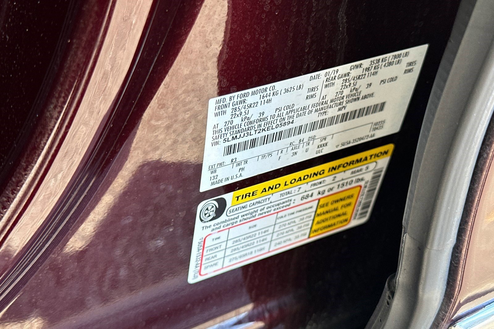 Used 2019 Lincoln Navigator L Reserve w/ Cargo Package image 39