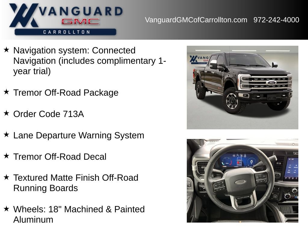 Used 2024 Ford F350 Platinum w/ Tremor Off-Road Package image 6