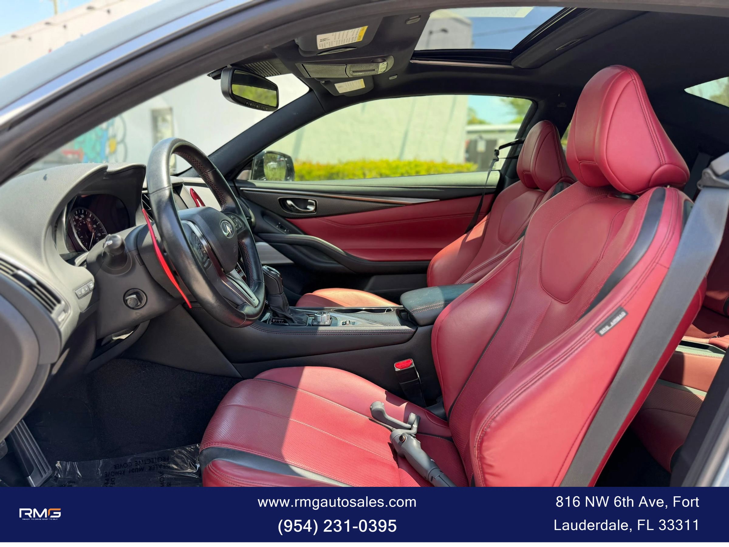 Used 2021 INFINITI Q60 Red Sport 400 w/ Cargo Package RWD image 13