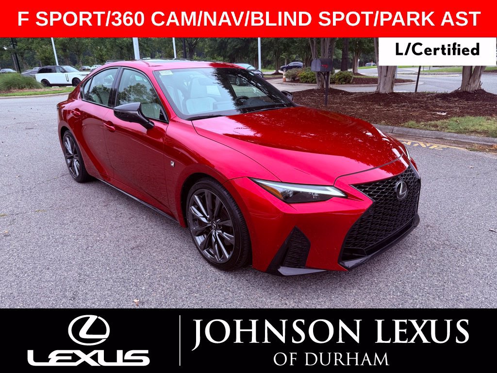 Certified 2025 Lexus IS 350 F Sport w/ Navigation Package RWD image 1