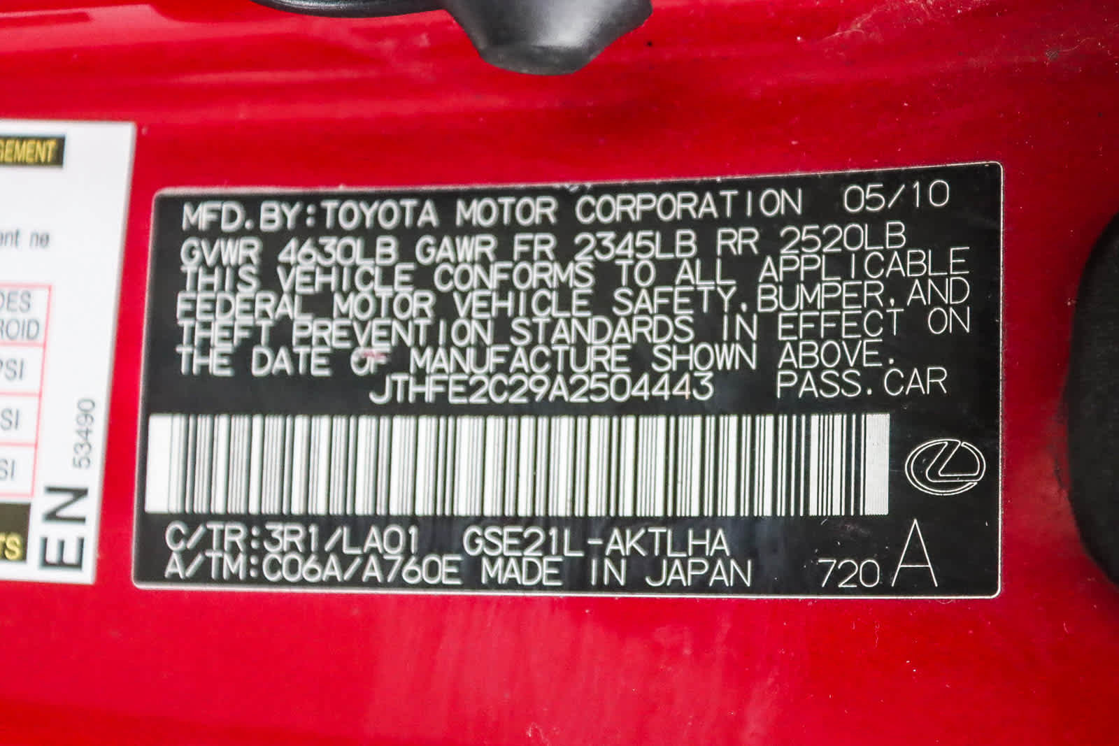 Used 2010 Lexus IS 350C image 27