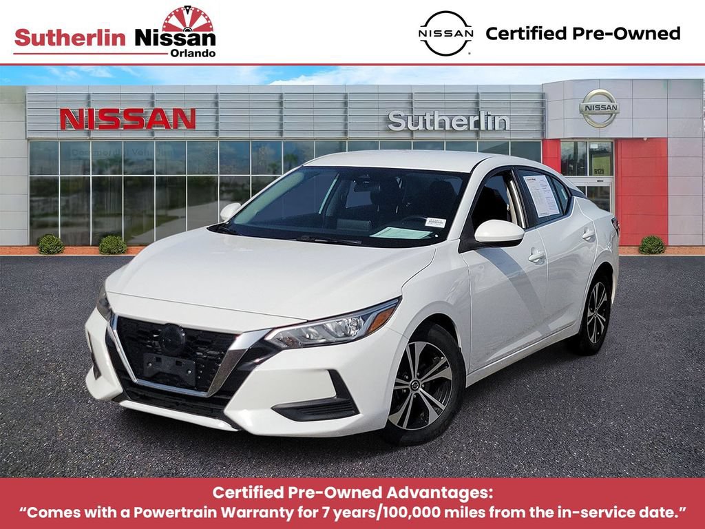 Certified 2022 Nissan Sentra SV FWD image 1