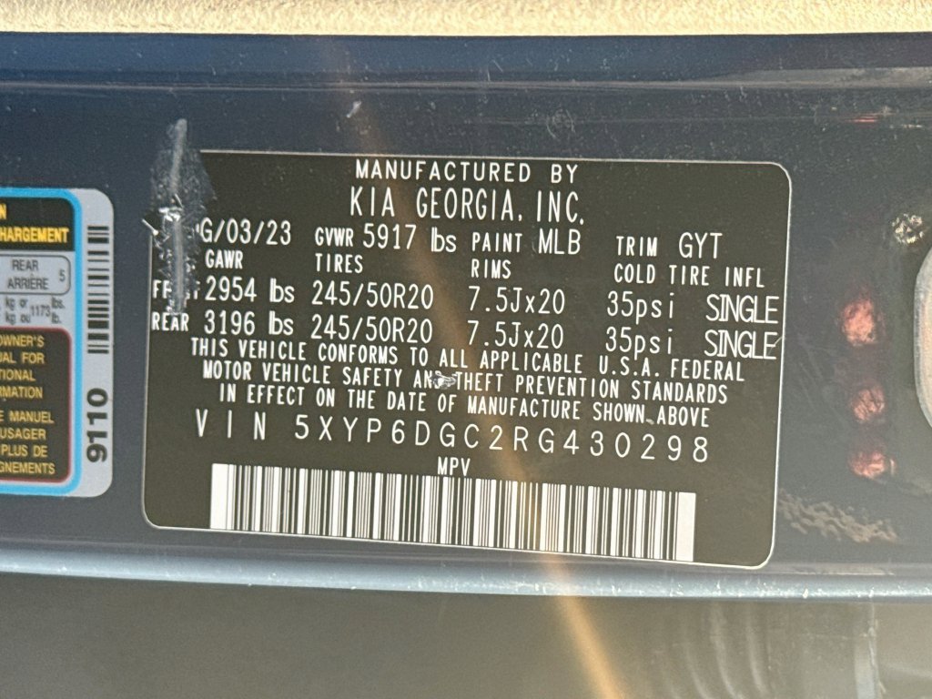 Certified 2024 Kia Telluride S w/ S Sunroof Package AWD/4WD image 39