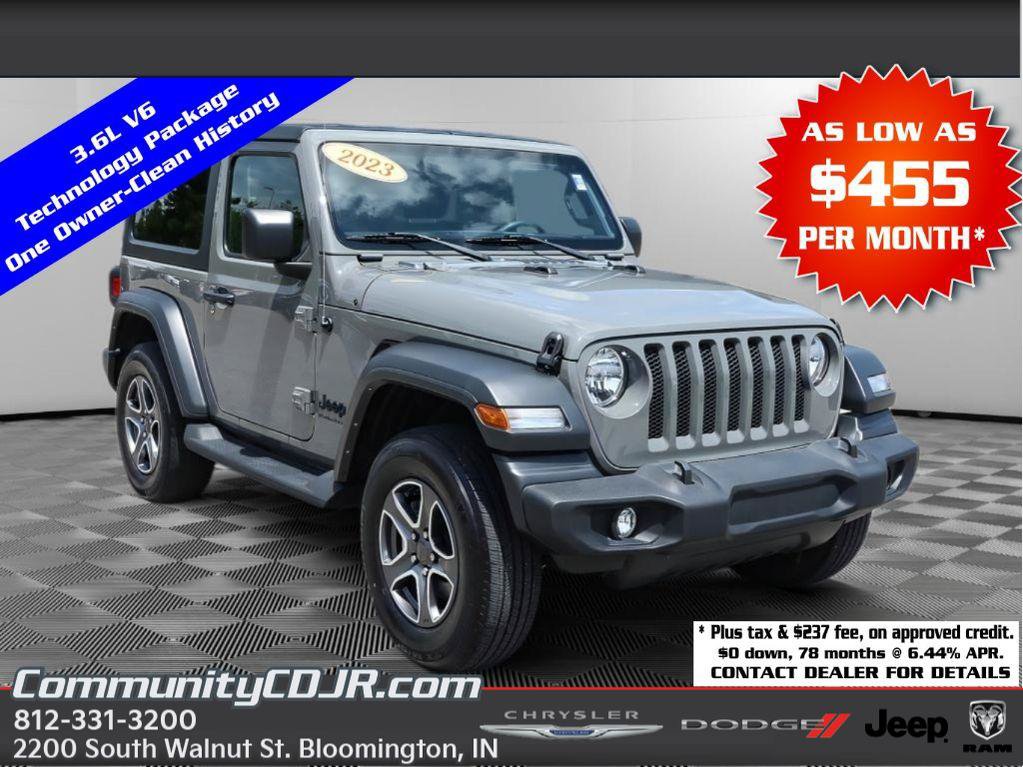 Used 2023 Jeep Wrangler Sport AWD/4WD image 1