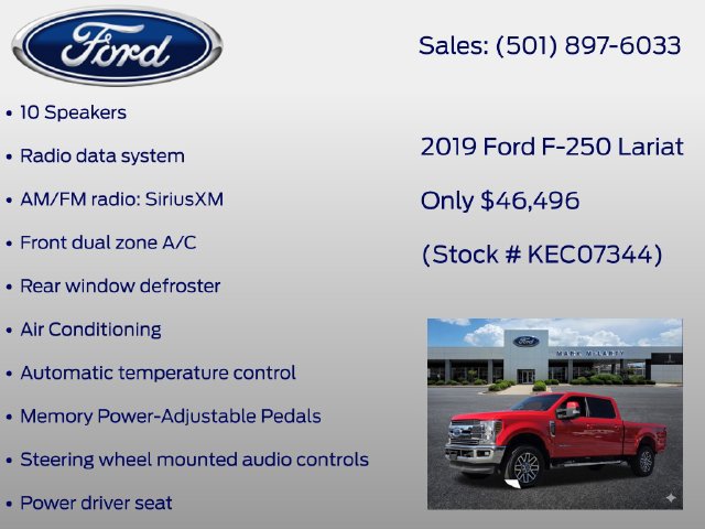 Certified 2019 Ford F250 Lariat w/ Lariat Value Package AWD/4WD image 20