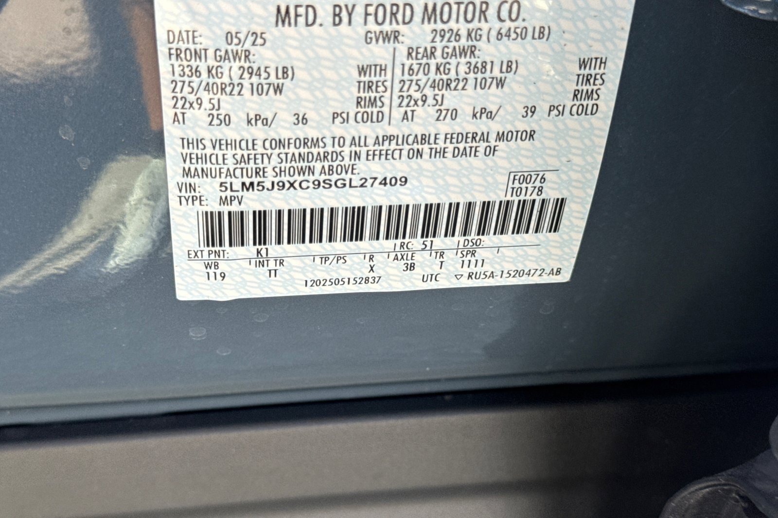 New 2025 Lincoln Aviator Black Label image 25