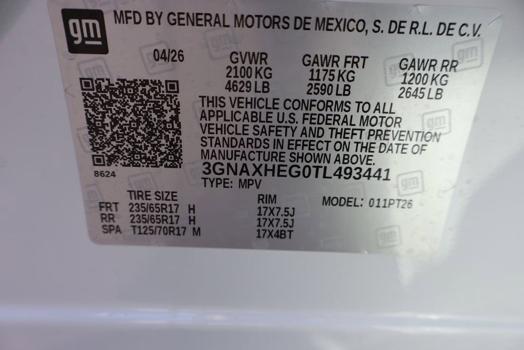 New 2026 Chevrolet Equinox LT w/ Safety and Technology Package FWD image 30