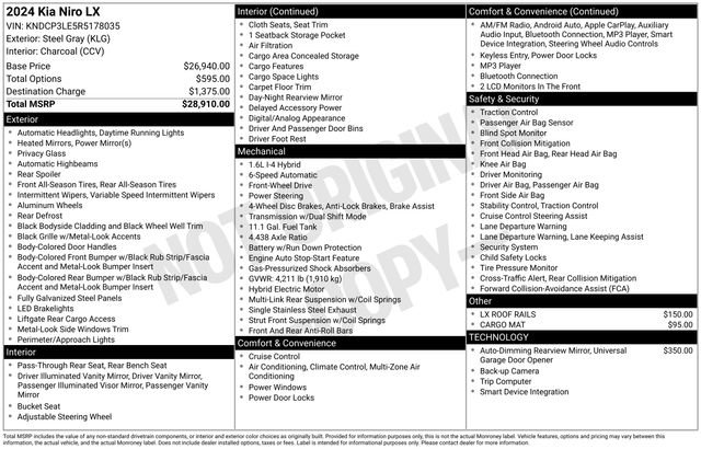 Used 2024 Kia Niro LX image 26