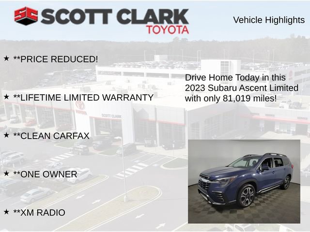 Used 2023 Subaru Ascent Limited AWD/4WD image 12