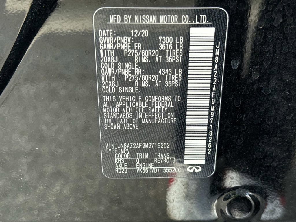 Used 2021 INFINITI QX80 Luxe RWD image 42