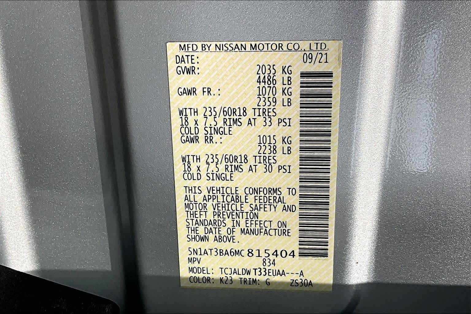 Used 2021 Nissan Rogue SV w/ Premium Package FWD image 34