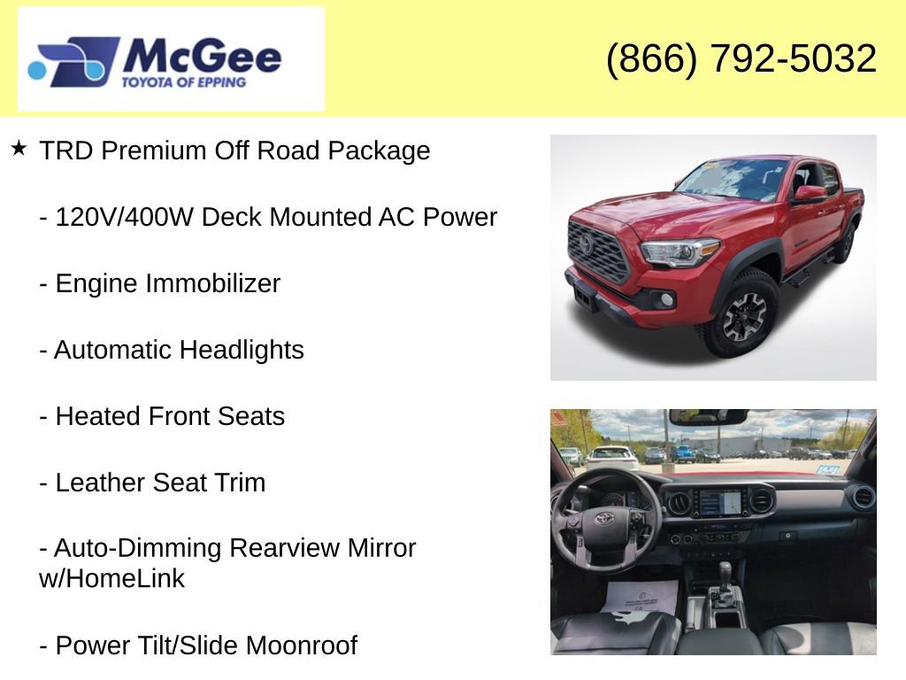 Certified 2022 Toyota Tacoma TRD Off-Road AWD/4WD image 8