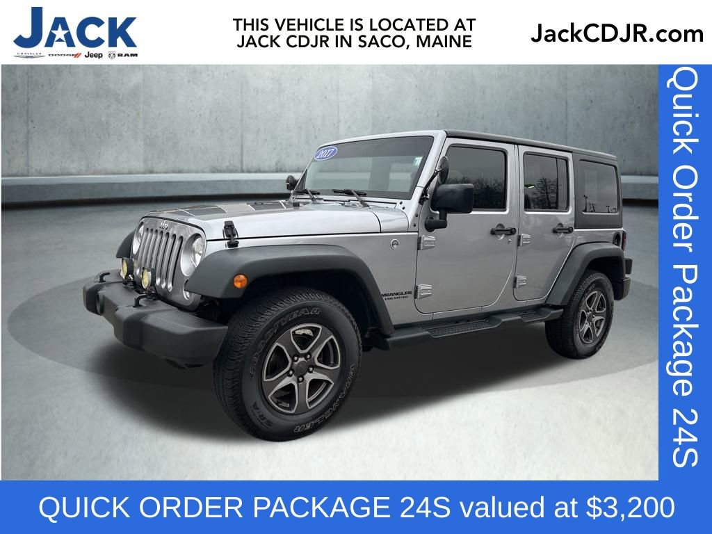 Used 2017 Jeep Wrangler Unlimited Sport w/ Quick Order Package 24S 360° Tour
