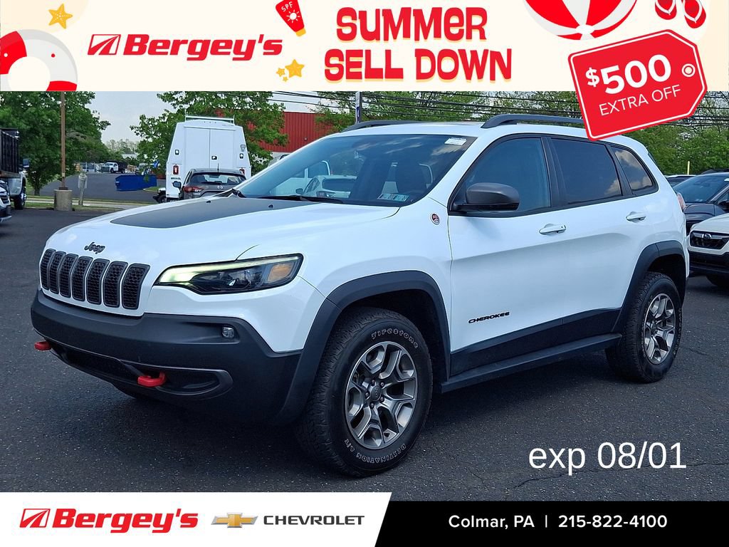 Used 2021 Jeep Cherokee Trailhawk w/ Sun, Sound & Nav Group AWD/4WD image 1
