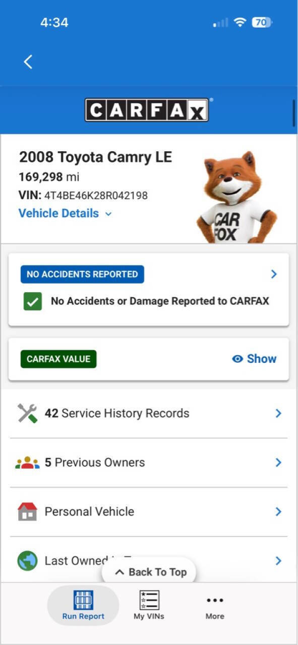 Used 2008 Toyota Camry CE FWD image 29