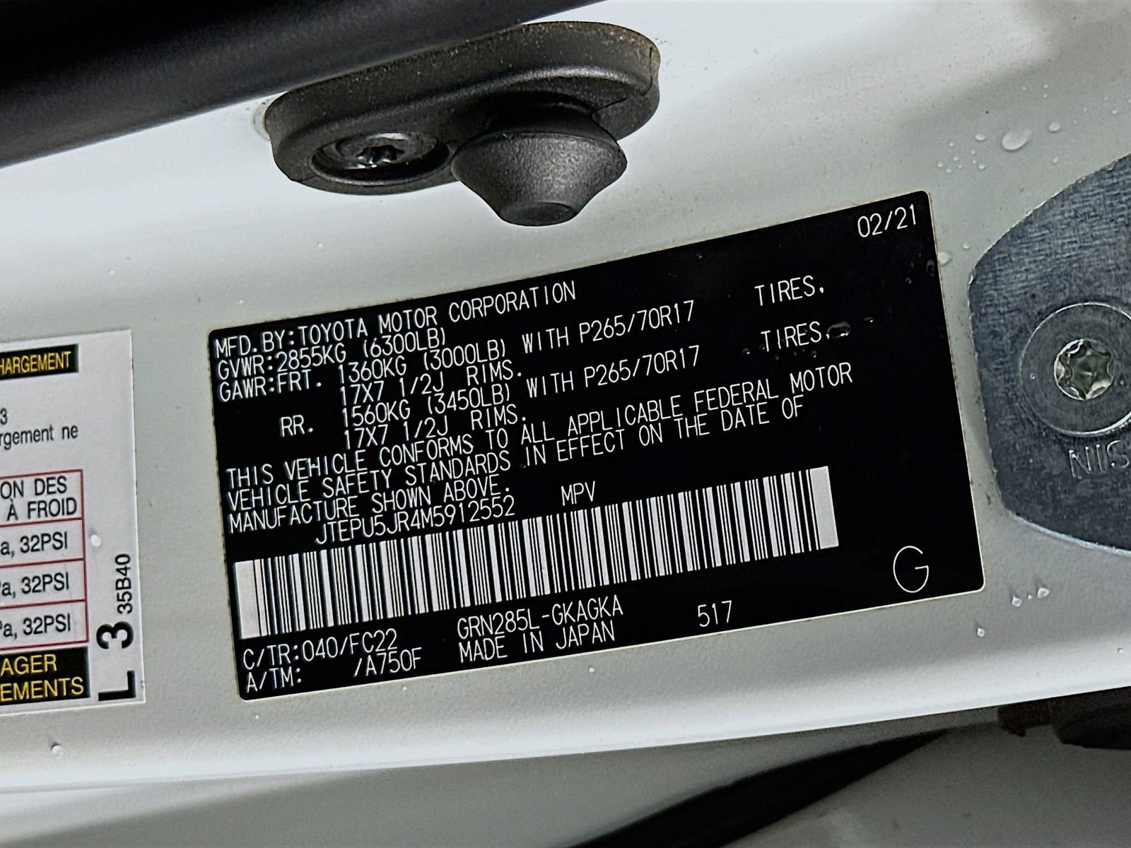 Used 2021 Toyota 4Runner TRD Off-Road w/ Wilderness Package (TMS) image 31