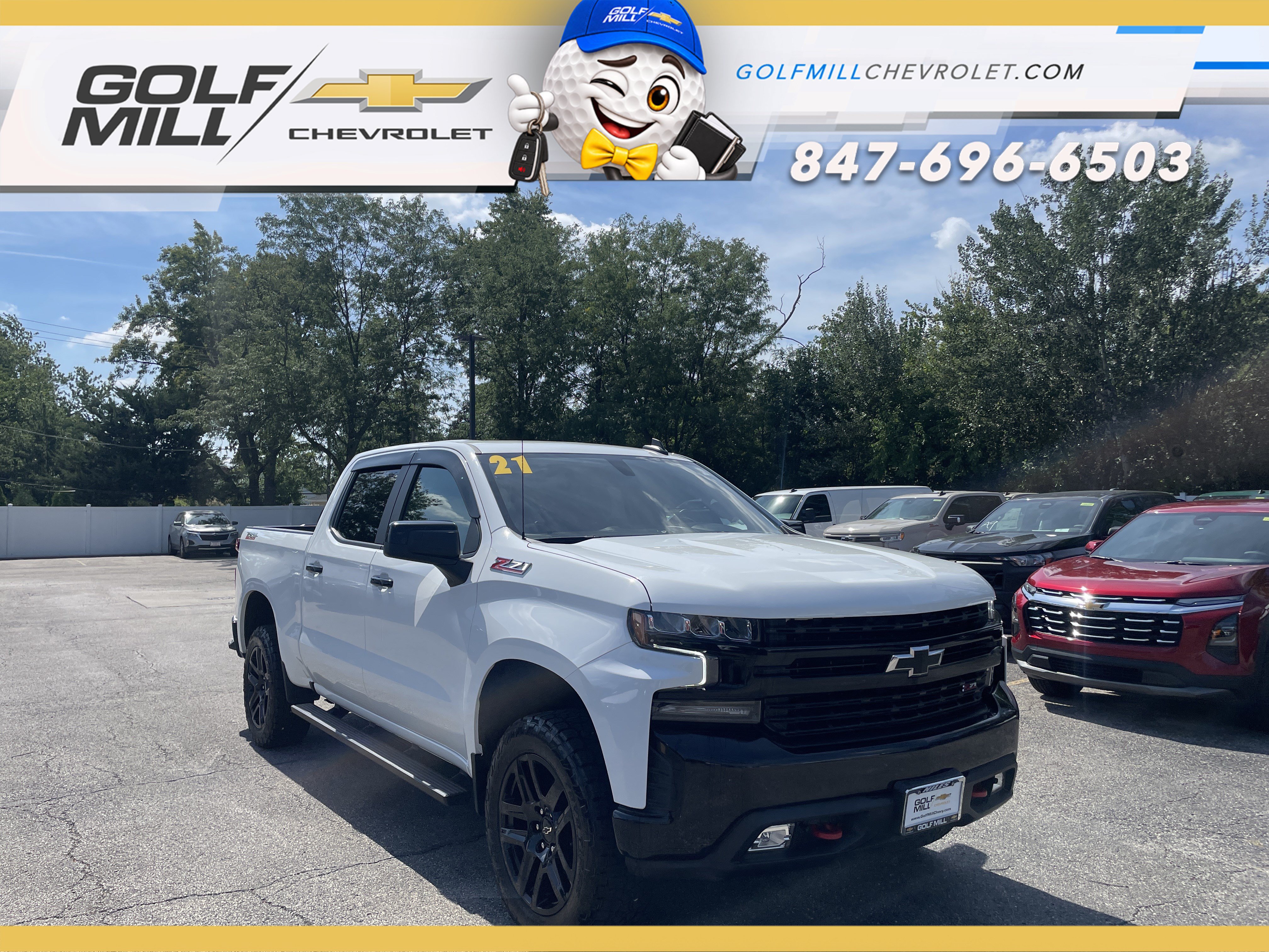 Used 2021 Chevrolet Silverado 1500 LT Trail Boss w/ Bed Protection Package AWD/4WD image 5