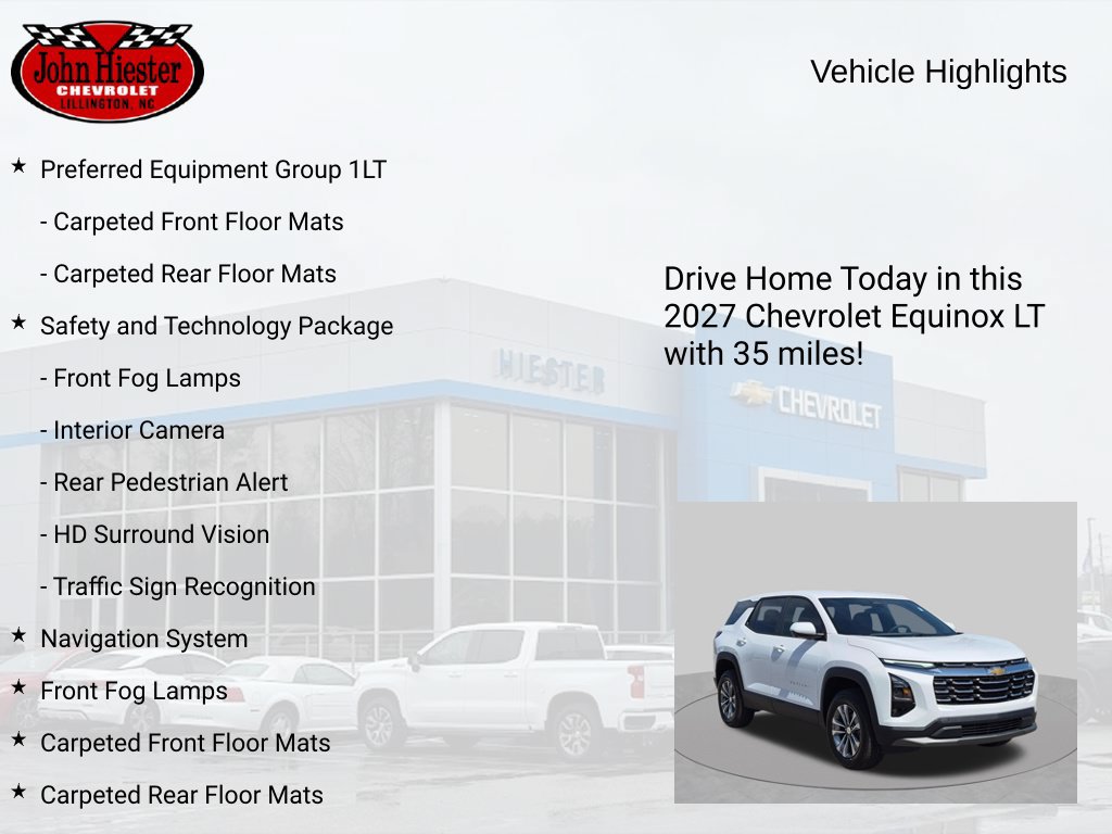 New 2027 Chevrolet Equinox LT w/ Safety and Technology Package FWD image 5