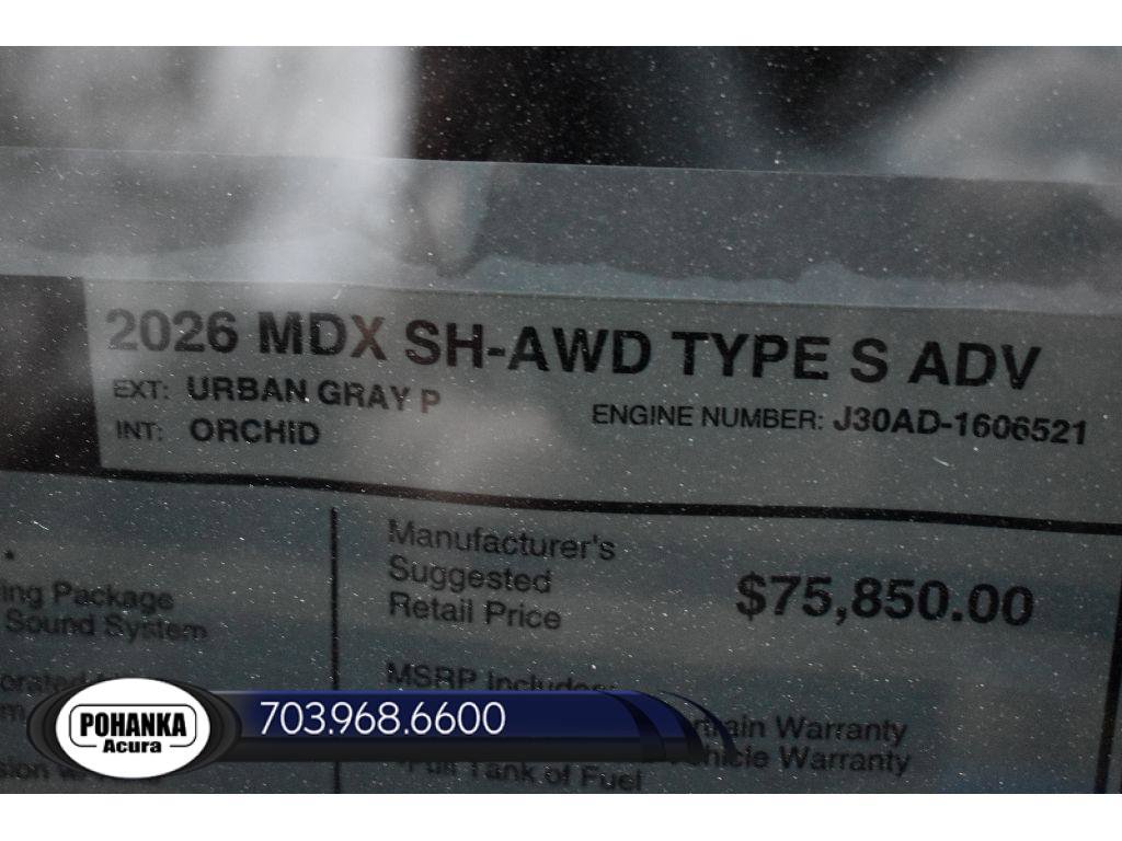 New 2026 Acura MDX Type S image 40
